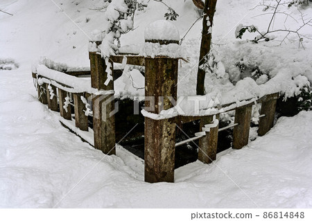 平泉寺白山神社雪景 平泉寺白山神社雪景 86814848