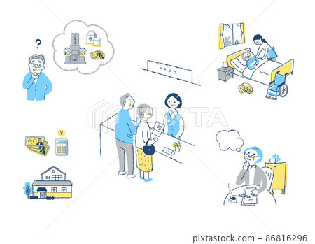 Senior life scene image set 86816296