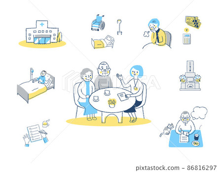 Senior life scene image set Senior life scene image set 86816297