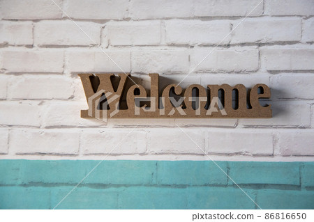 Welcome sign 86816650