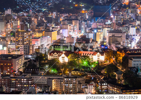 《長崎縣》長崎市・鍋寒山夜景・日本三大夜景 86818929