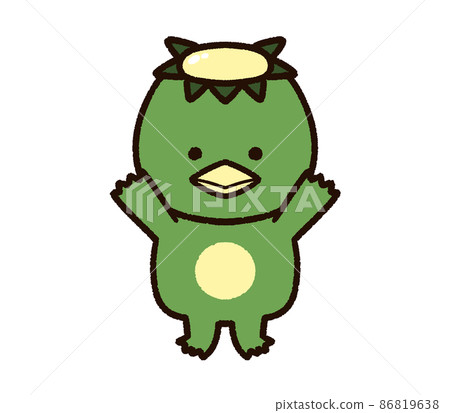 Cute kappa character - Stock Illustration [86819638] - PIXTA