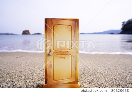 Sea and door Sea and door 86820688