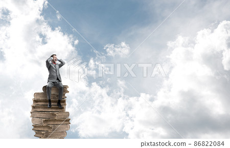 Young man student in glasses dont want to hear anything 86822084