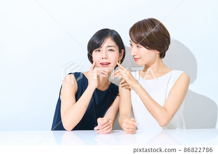 兩個女性美女形象 兩個女性美女形象 86822786