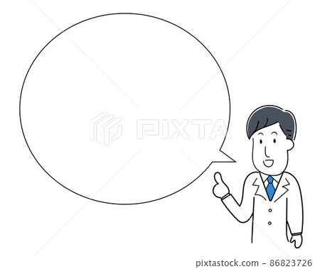 Doctor balloon to explain Doctor balloon to explain 86823726