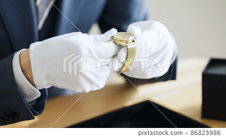 Appraiser who assesses watches Appraiser who assesses watches 86823986