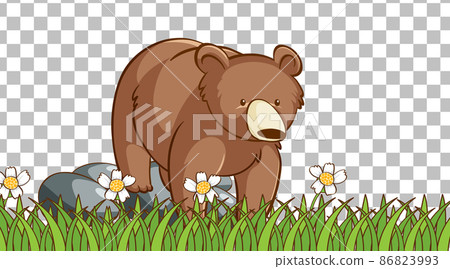 clip art standing bear