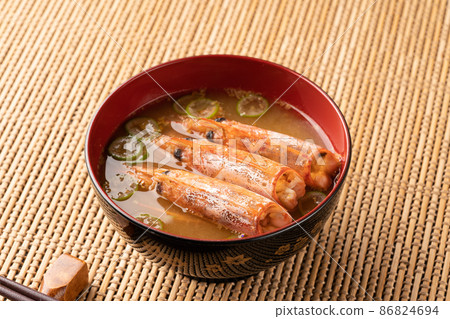 Shrimp miso soup Shrimp miso soup 86824694