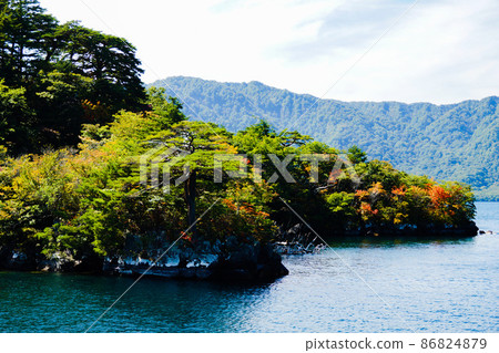 十和田湖八幡平國家紀念地風景十和田湖 十和田湖八幡平國家紀念地風景十和田湖 86824879