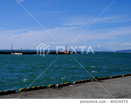 Scenery of Kanaya Port 86826478