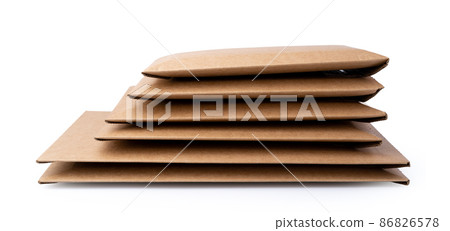 Thick envelope on a white background 86826578