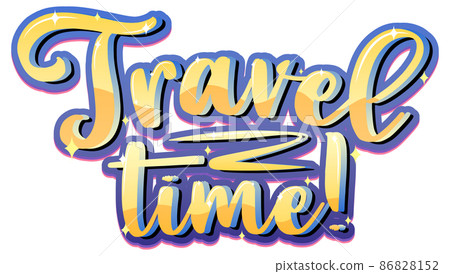 Travel Time typography design Travel Time typography design 86828152