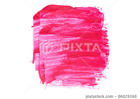 abstract acrylic watercolor paint brush stroke texture isolated on white background for logo and banner. design, creative, and illustration. 86829168