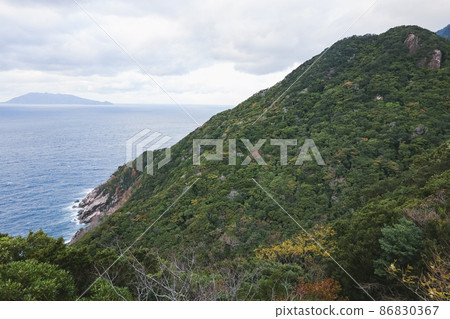 可以看到屋久島海的風景 可以看到屋久島海的風景 86830367