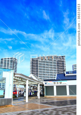 Scenery of Josui Station on the Meitetsu-Toyoda Line Scenery of Josui Station on the Meitetsu-Toyoda Line 86831653