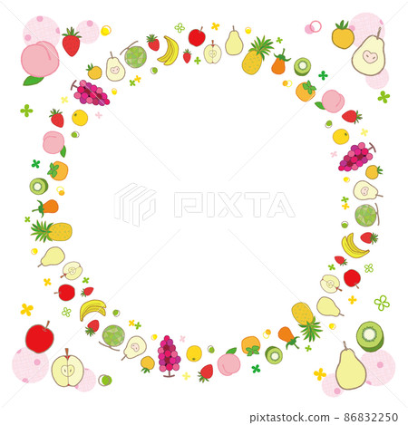 Fruit frame round Fruit frame round 86832250