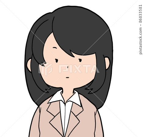 鬆散女角色OL認真 鬆散女角色OL認真 86833581
