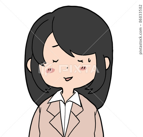 鬆散女角色OL害羞 鬆散女角色OL害羞 86833582