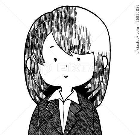 寬鬆女性角色OL單色正常 86833853