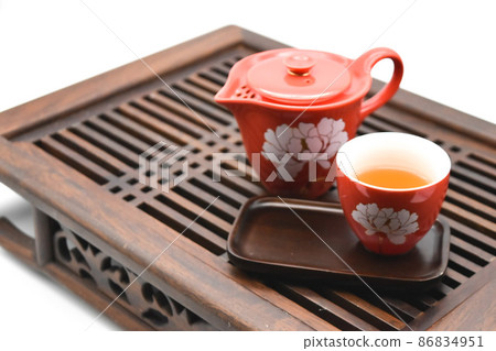中國茶具和紅陶中國茶 86834951