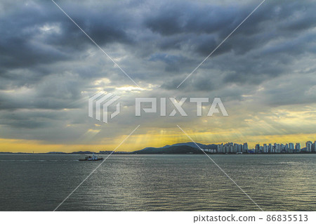 Wolmido scenery on a cloudy day 86835513