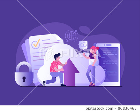Cloud Computing Services and Online Data Storage 86836463