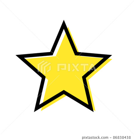 Fashionable star icon Fashionable star icon 86838438