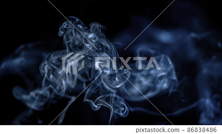 Background material Smoke texture floating in the air 86838486