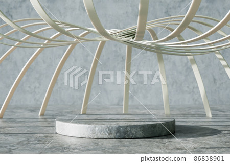 Product mockup pedestal 3d rendering Product mockup pedestal 3d rendering 86838901