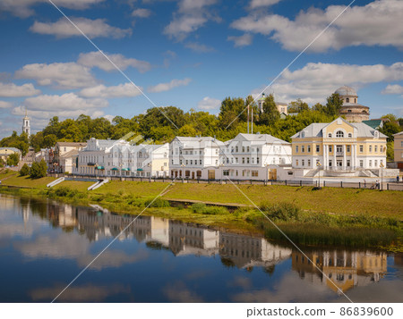 summer travel to Russia, Torzhok city. 86839600