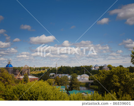 summer travel to Russia, Torzhok city. 86839601