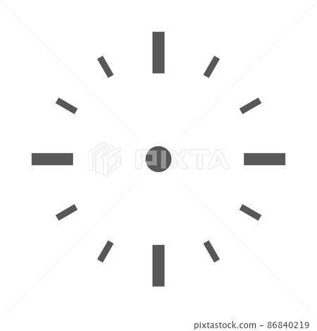 時鐘刻度圖標 時鐘刻度圖標 86840219