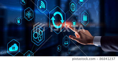 Update Software Application and hardware upgrade concept 2022 86841237