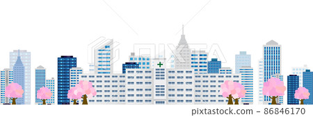 Sakura Building Hospital Background Sakura Building Hospital Background 86846170
