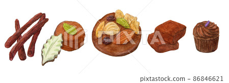 Various chocolates hand-painted 86846621