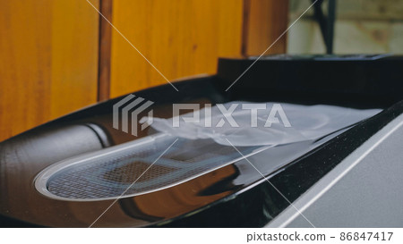 Automatic Thermal Shrinkable Shoe Cover Laminating Machine. Clos Automatic Thermal Shrinkable Shoe Cover Laminating Machine. Clos 86847417