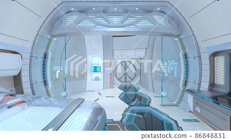 Hospital room in the spacecraft 86848831