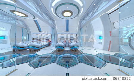 Hospital room in the spacecraft Hospital room in the spacecraft 86848832