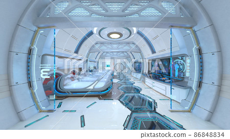 Hospital room in the spacecraft Hospital room in the spacecraft 86848834