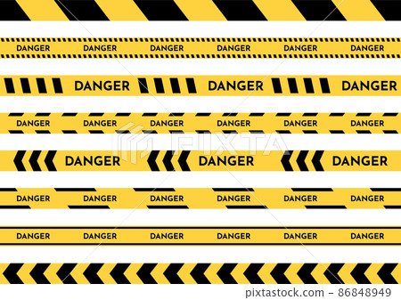 DANGER seamless construction tape set DANGER seamless construction tape set 86848949