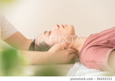 Massage manipulative neck lymph 86849101