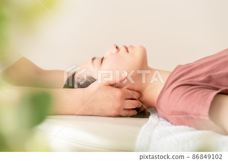 Massage manipulative neck lymph 86849102