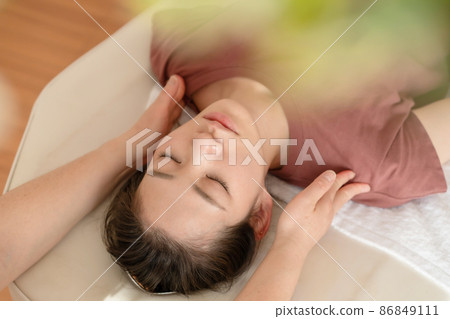 按摩手法頸部淋巴 86849111