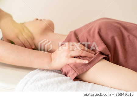 按摩手法頸部淋巴 86849113