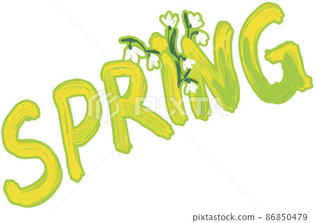 Snowdrops. Background with spring wildflowers. Digital illustration Snowdrops. Background with spring wildflowers. Digital illustration 86850479