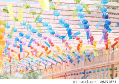Shaking wind chimes Shiga Hakodateyama summer event 86851674