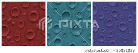 Moon surface seamless background with craters 86851882