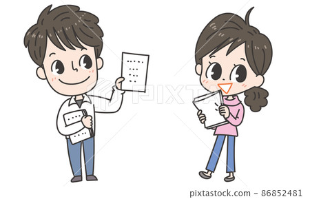 Men and women with prints 86852481