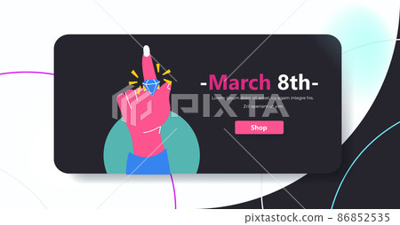 female hand with diamond ring international happy womens day celebration concept 8th march greeting card female hand with diamond ring international happy womens day celebration concept 8th march greeting card 86852535